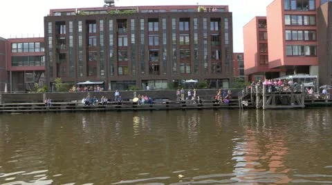 Gay Pride Canal Parade Amsterdam 2012 Stock Footage