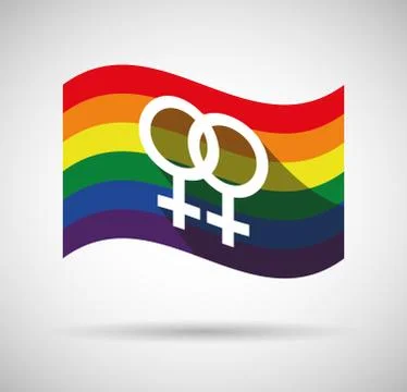 Gay pride flag 스톡 일러스트