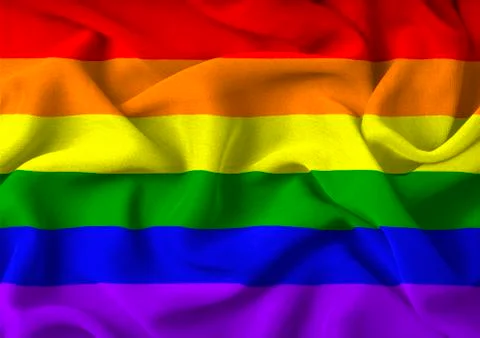 Gay Pride Flag Stock Illustration