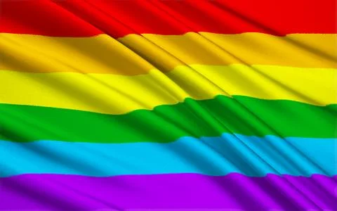 Gay Pride Flag Stock Illustration