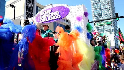 Gay Pride Parade 2018 Keep Dancing Stock Footage 96950133