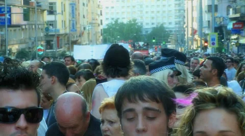 Gay pride parade Video stock 8677750