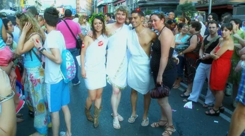 Gay pride parade Video stock 8677789