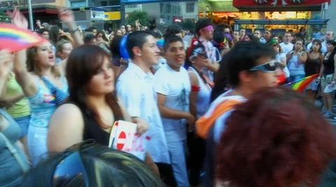 Gay pride parade Video stock 8677851