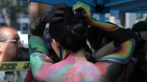 Gay pride parade Stock-Footage 39980997