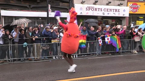 Gay Pride parade in Toronto Stock Footage 51665271