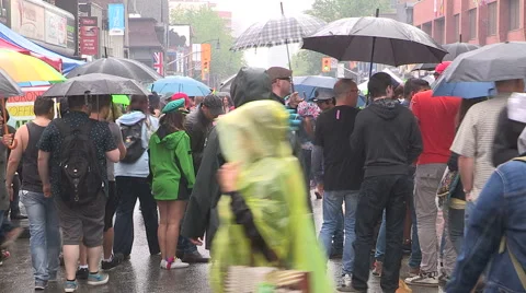 Gay Pride parade in Toronto Stock Footage 51666450