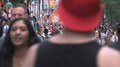 Gay Pride parade in Toronto Stock Footage 64811216