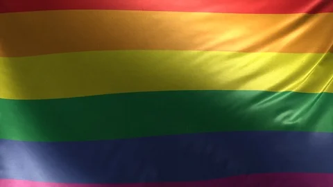 Gay pride Rainbow Flag Loop Stock Footage 116070188
