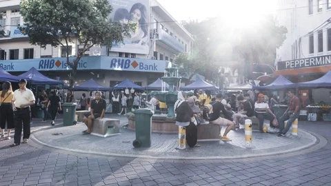 Gaya street Stock Footage 122392912
