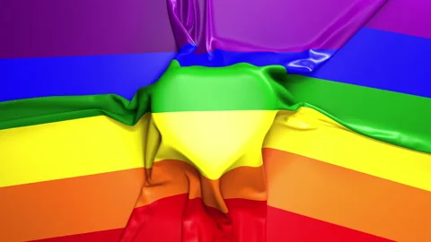 Gaypride Flag Stock Footage 135274667