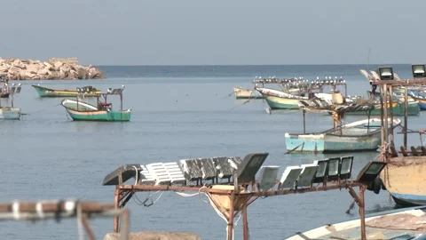 Gaza Beach Stock Footage 268752831