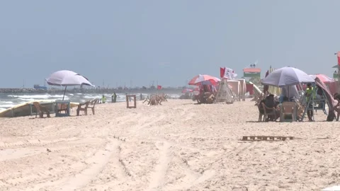 Gaza Beach Stock Footage 268752863
