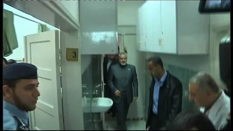 GAZA: Hamas leader Ismail Haniyeh visits... | Stock Video | Pond5