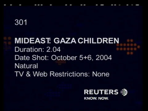 GAZA: TEN PALESTINIAN CHILDREN WOUNDED B... | Stock Video | Pond5