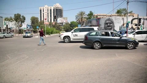 Gazans denounce that neither Fatah nor Hamas have looked after interests of Pale Stock Footage 204144053