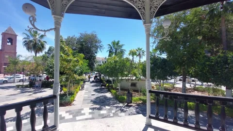 Gazebo 360 turn inside Stock Footage 172385090
