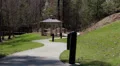 gazebo curvy foot path Vidéos HD
