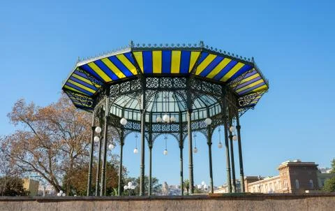 Gazebo in  naples Stock Photos