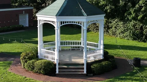 Gazebo at the Park in 4K Stock Footage 247920859