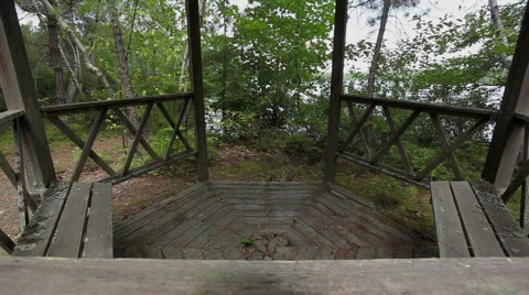 Gazeebo interior Stock Footage 954818