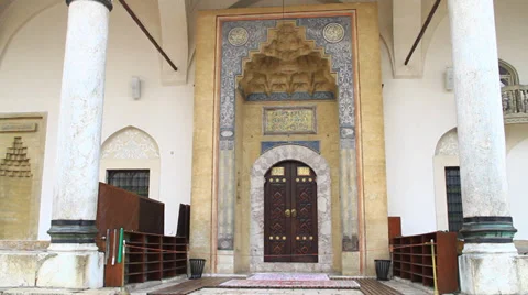 Gazi Husrev-beg Mosque Stock-Footage 35171802