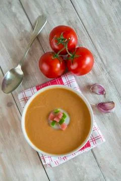 Gazpacho soup Stock Photos