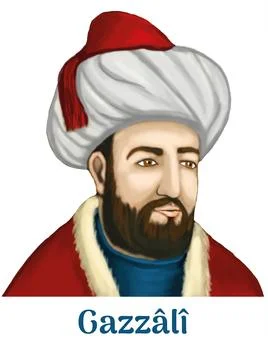 Gazzali Vector illustration hand drawn t Stock Illustration
