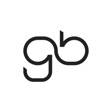 Gb initial letter vector logo icon Stock-Illustration