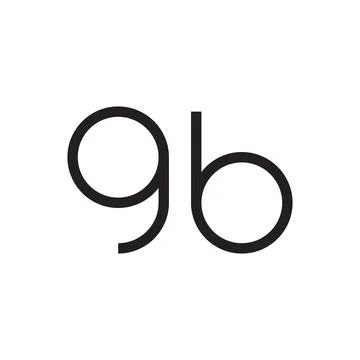 Gb initial letter vector logo icon Illustrazione stock