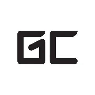 Gc initial letter vector logo icon Illustrazione stock