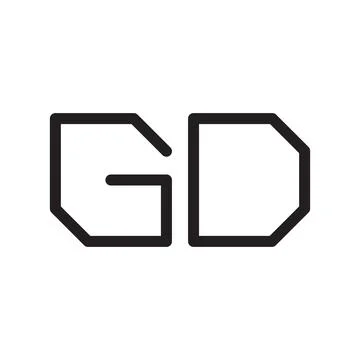 Gd initial letter vector logo icon Stock-Illustration