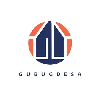 GD letter house icon vector concept design template Ilustração Stock