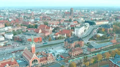 Gdansk city centre Stock Footage 163755529