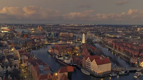 Gdansk city Stock Footage 149850963