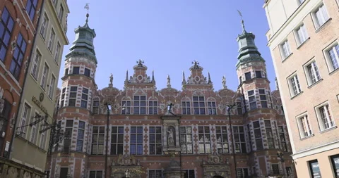 Gdansk monuments, 4K Stock Footage 183962818