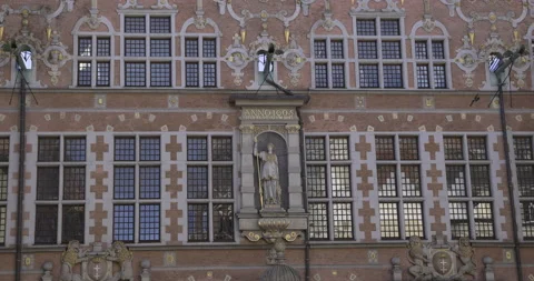 Gdansk monuments, 4K Stock Footage 184019881