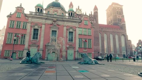 Gdansk old town Stock Footage 145877745