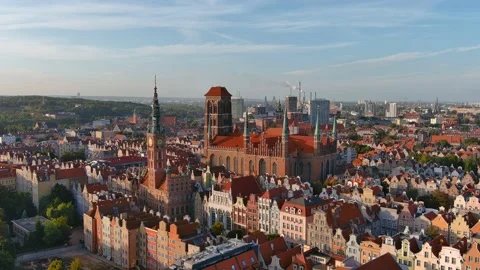 Gdansk old town Stock Footage 161657411