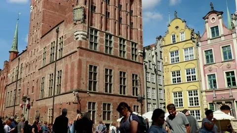 Gdańsk Old Town Stock Footage 161944345