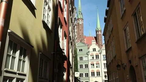 Gdańsk Old Town Stock Footage 161944478