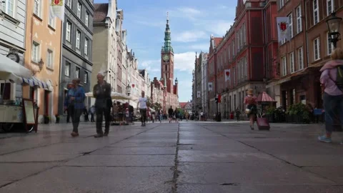 Gdańsk Timelapse Stock Footage 161944075