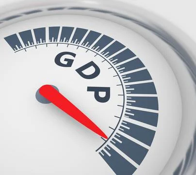 GDP grow up Stock Illustration