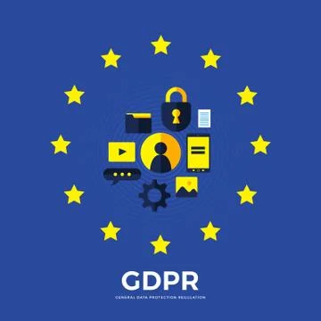GDPR Concept Stock Illustration