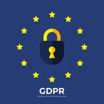 GDPR Concept Stock Illustration