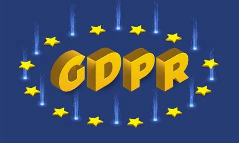 GDPR Concept Stock Illustration