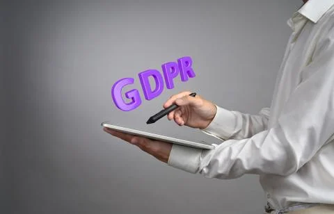 GDPR concept image. General Data Protection Regulation, the protection of Stock Photos