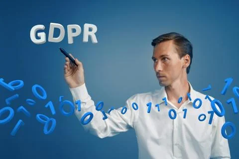 GDPR concept image. General Data Protection Regulation, the protection of Stock Photos