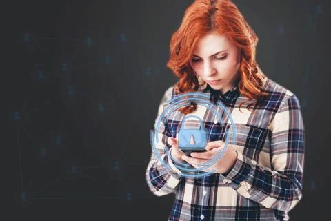 GDPR concept image. General Data Protection Regulation, the protection of Stock Photos