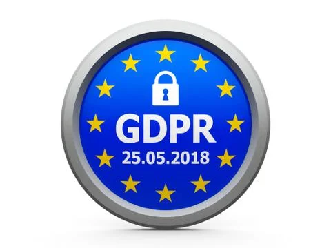 GDPR Day EU #2 库存插图